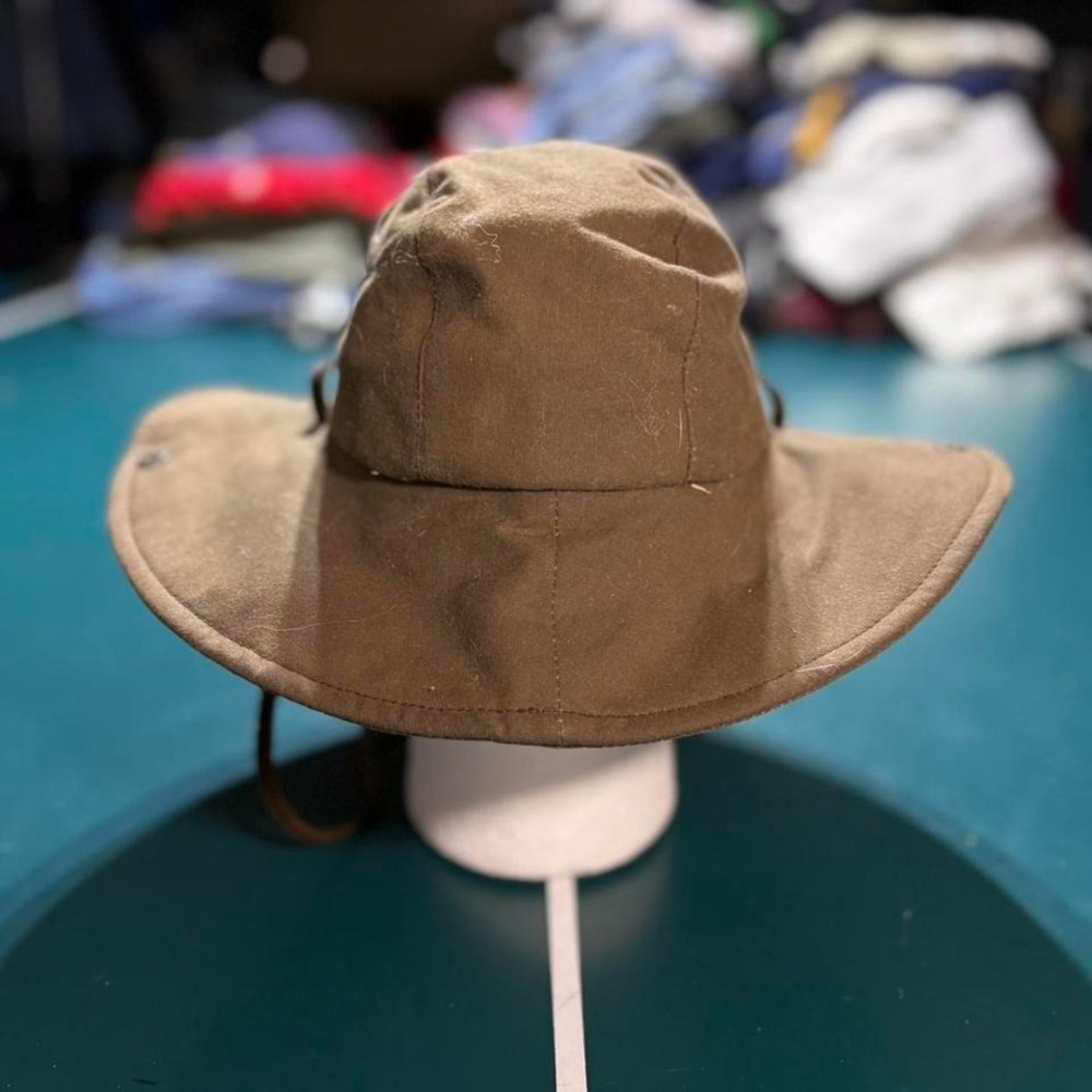 The Australian Outback Collection Oilskin Tin Cloth Waxed Bush Hat Safari Small - Picture 6 of 8